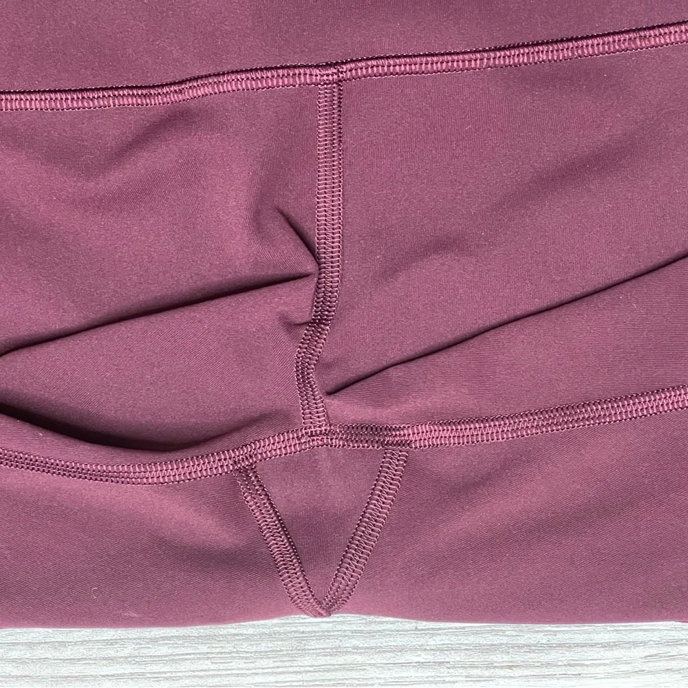 Lululemon Athletica Pace Rival Crop Leggings 22” size 4 Dark Adobe W6BAVS
